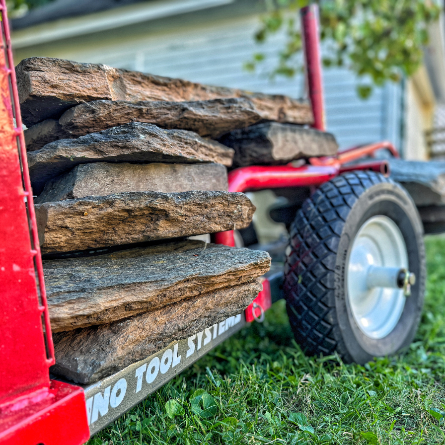 Rhino Tool Systems loaded with slate stone