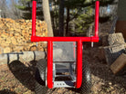 Front view of Rhino Tool Systems log hauler garden cart