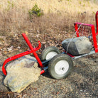 Rhino Tool Systems garden cart Rock Hauler configuration carry heavy stone and boulder