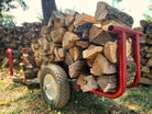 Firewood hauler configuration for Rhino Tool Systems garden cart