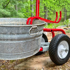 Rhino Tool Systems garden cart Rock Hauler configuration carrying oversized utility tub