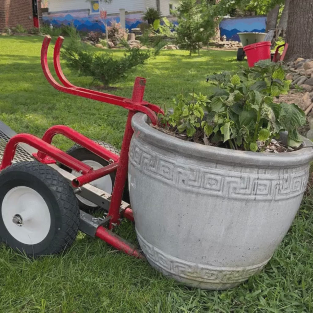 Rhino Tool Systems Rock Hauler lifting ceramic pot